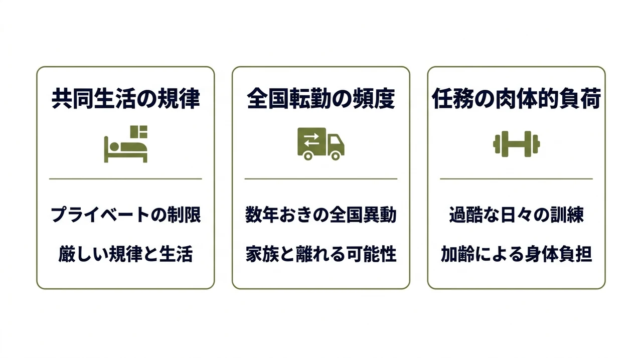 自衛隊に入隊するデメリット