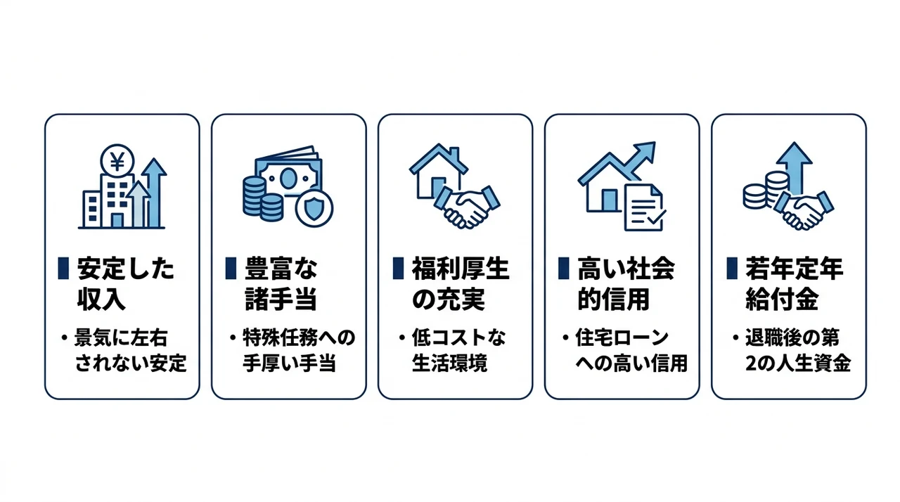 幹部自衛官として働く5つのメリット