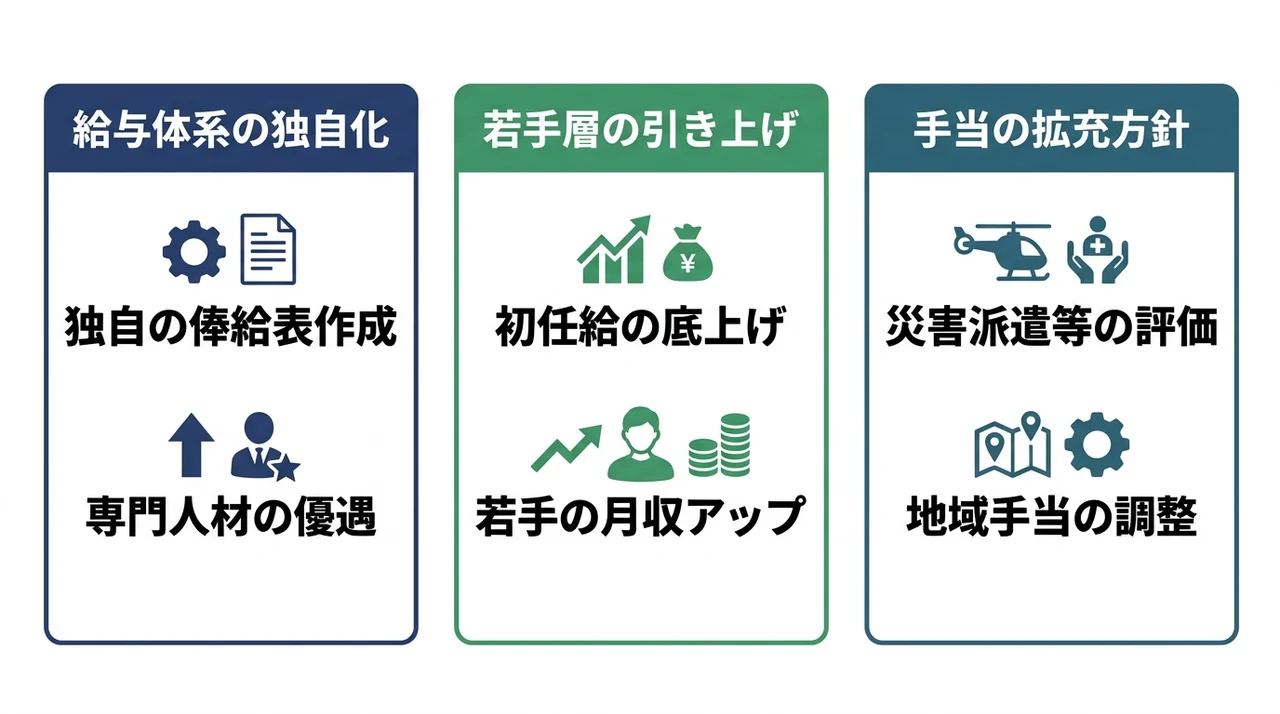 令和9年度に向けた月収の増額改正