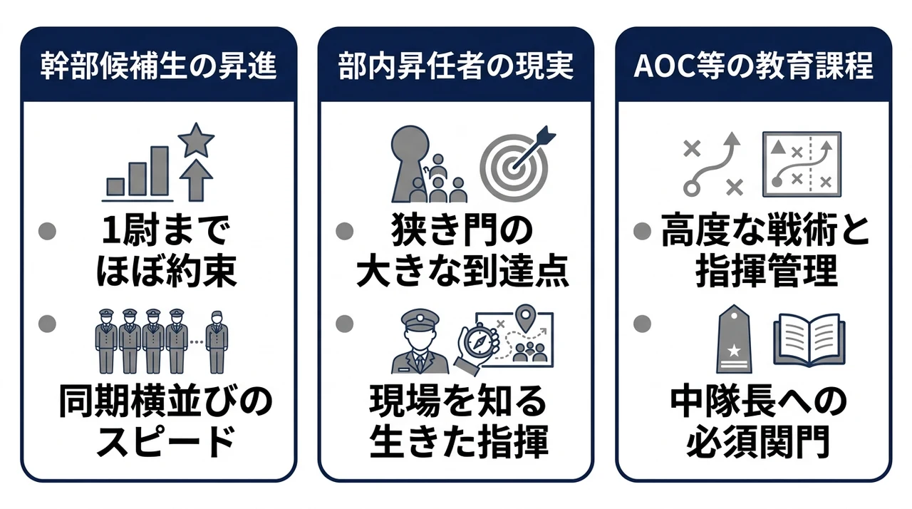 1尉への昇進難易度とキャリアパス
