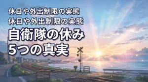 自衛隊の休みは年間何日?土日祝から外出制限まで知っておきたい5つの真実