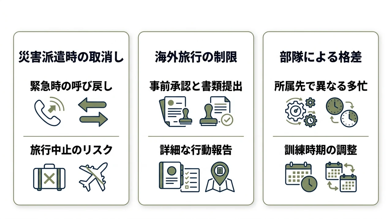 自衛隊の有給に関するデメリット