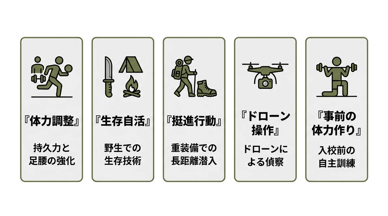 自衛隊レンジャー訓練の過酷な内容と準備