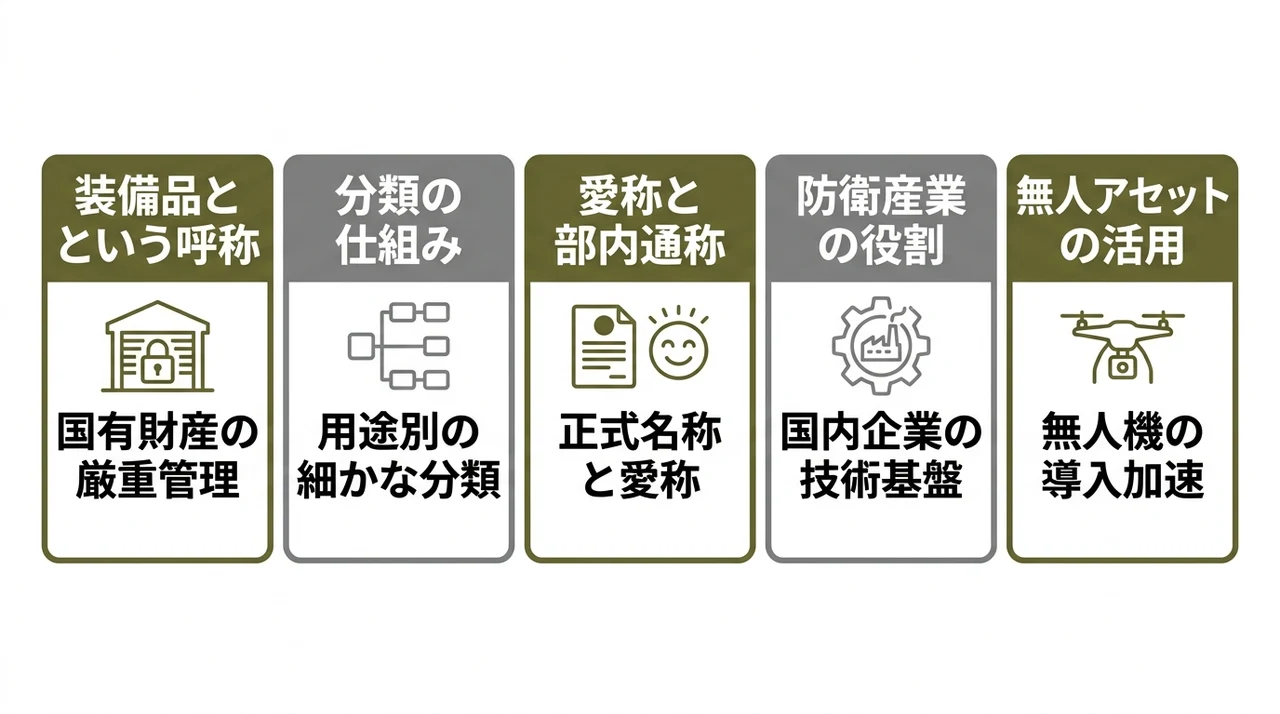 自衛隊の装備の基本！分類方法や呼称の違いを解説