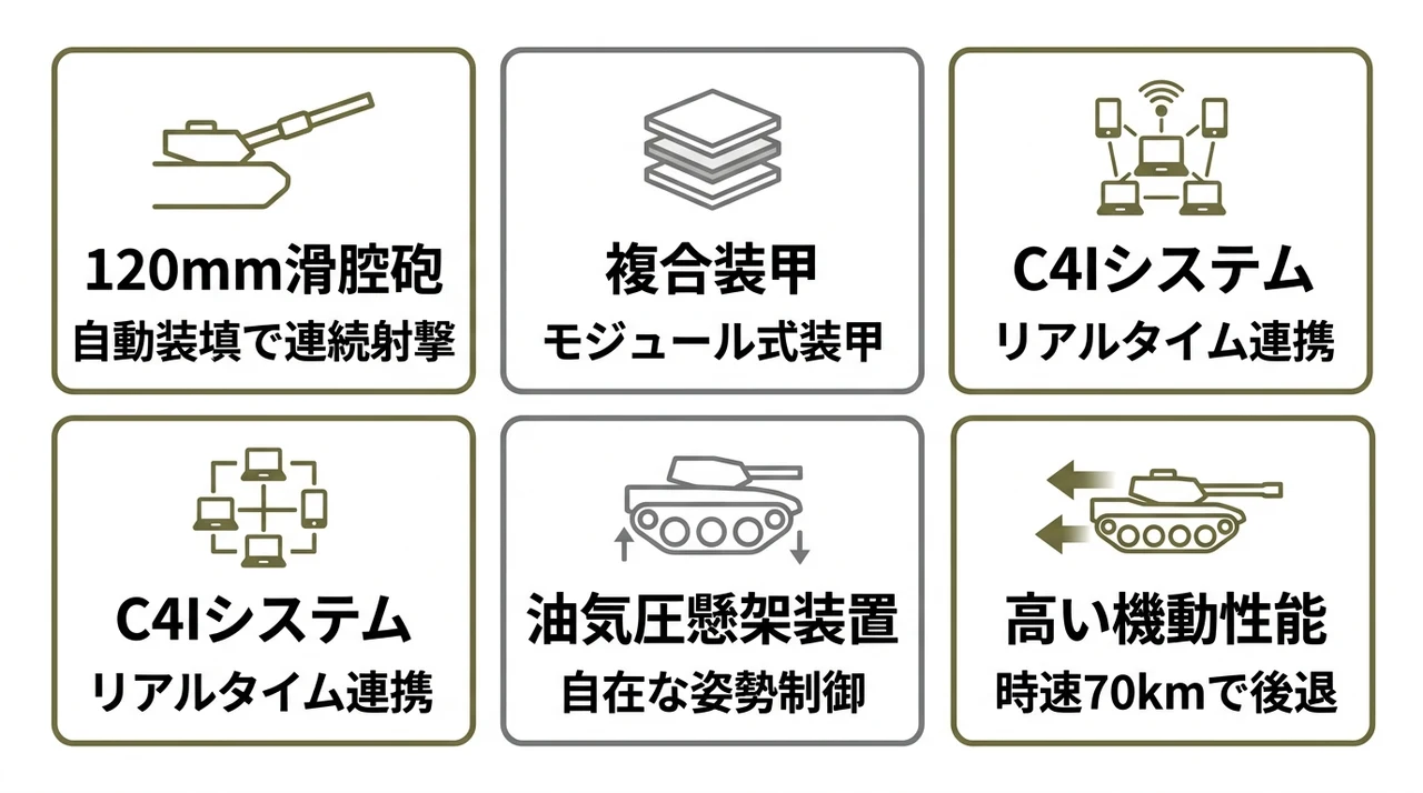 最新鋭10式戦車に見る自衛隊戦車の高い性能