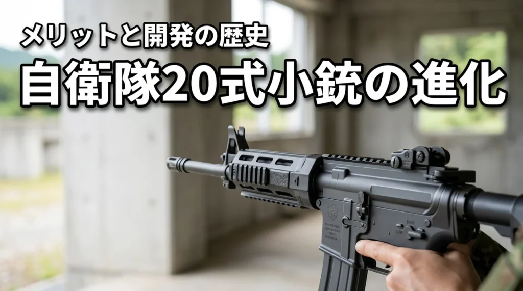 自衛隊が使う小銃は何が変わった？20式5.56mmのメリットと歴史を網羅