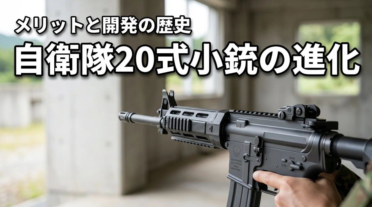 自衛隊が使う小銃は何が変わった？20式5.56mmのメリットと歴史を網羅