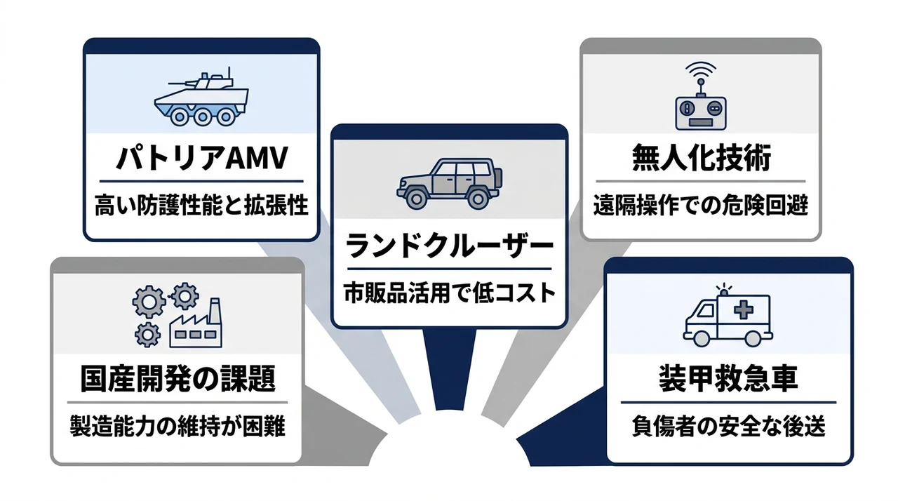 外国製装甲車の採用背景と最新の調達計画