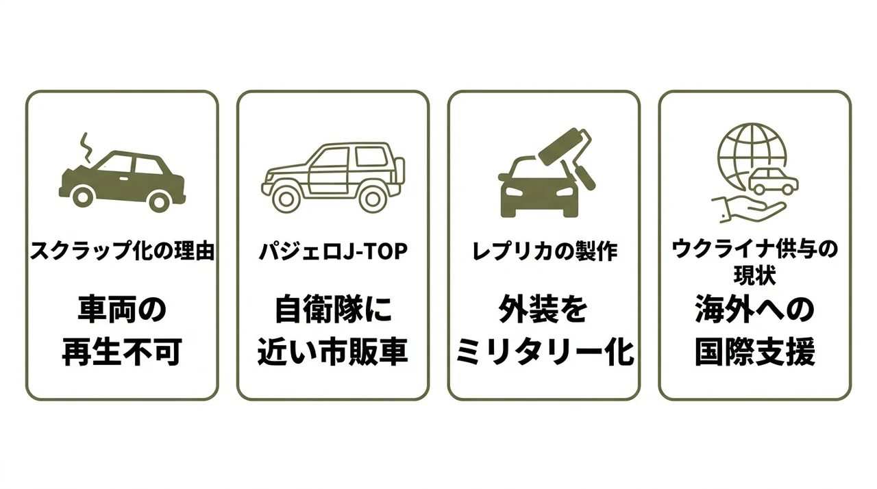 自衛隊パジェロの払い下げや購入方法の実態