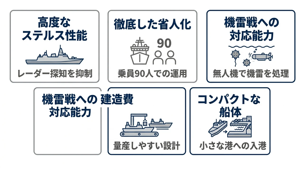 最新鋭護衛艦もがみ型のメリット5つ