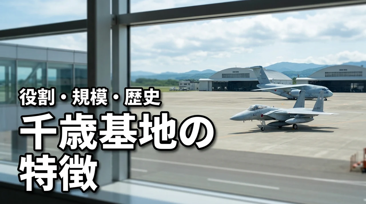 千歳基地の特徴は？役割・規模・歴史・基本データをわかりやすく解説（記事のアイキャッチ画像）