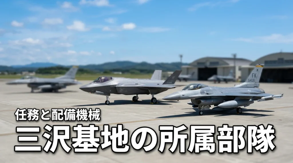 三沢基地の所属部隊を3つの視点で整理！自衛隊・米軍の任務と配備機がわかる（記事のアイキャッチ画像）