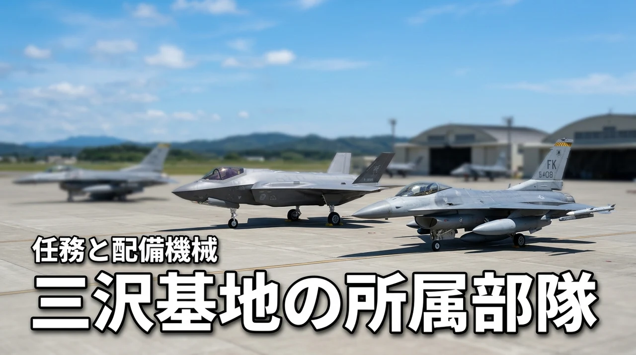 三沢基地の所属部隊を3つの視点で整理！自衛隊・米軍の任務と配備機がわかる（記事のアイキャッチ画像）